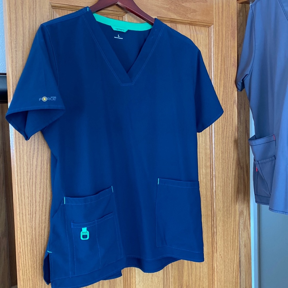 Womens Carhartt Force Scrub Top